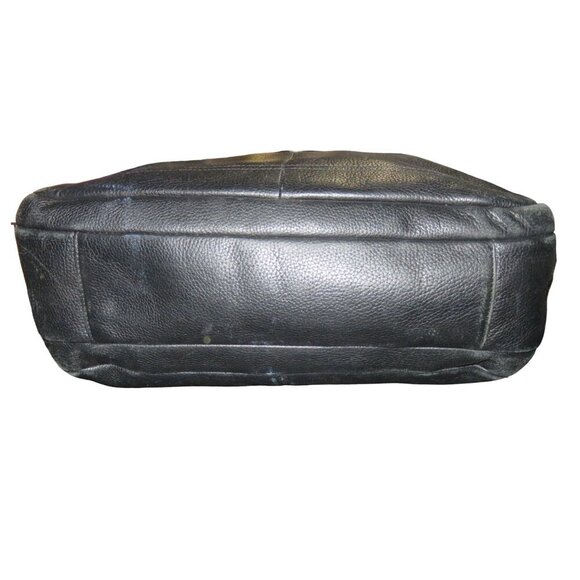 Coach 2011 Peyton Penelope Black Soft Pebbled Leather Turnlock Satchel Bag 16529 - Picture 5 of 15